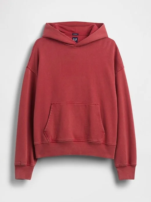 50% OFF the Gap Heavyweight Oversized Hoodie "Barn Red" 