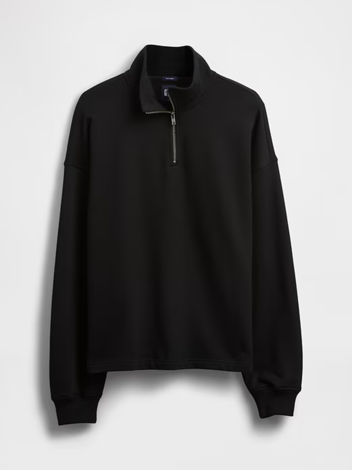 Over 50% OFF the Gap Oversized Quarter Zip Pullover "Black" 