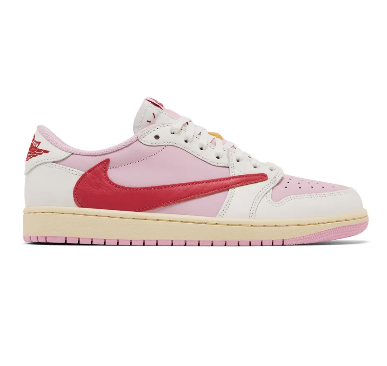 Now Available: Travis Scott x Air Jordan 1 Retro Low OG "Tropical Pink"