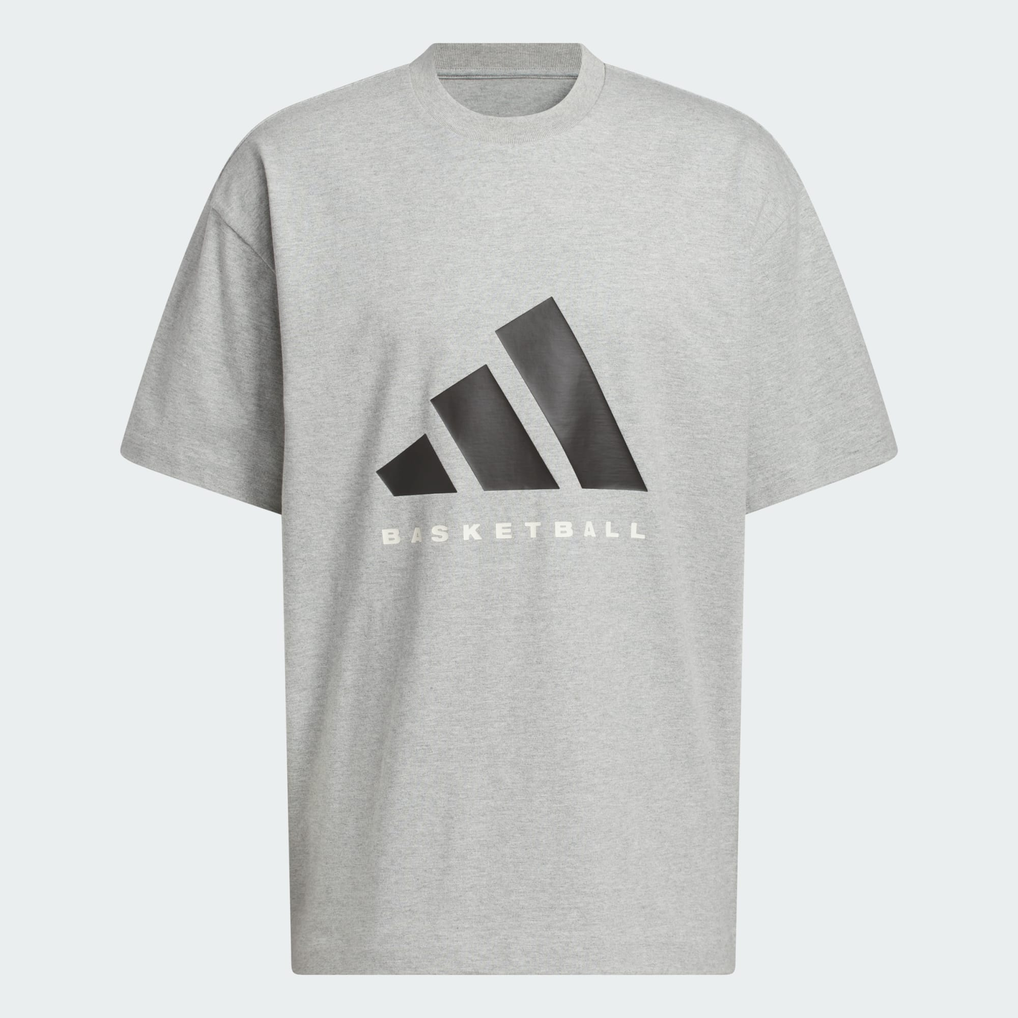Over 60% OFF the adidas Basketball T-shirt "Heather Grey" 