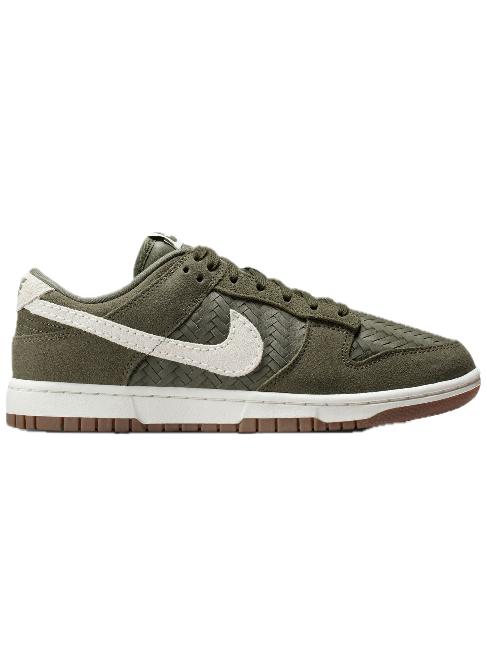 On Sale: Women's Nike Dunk Low Woven "Medium Olive"