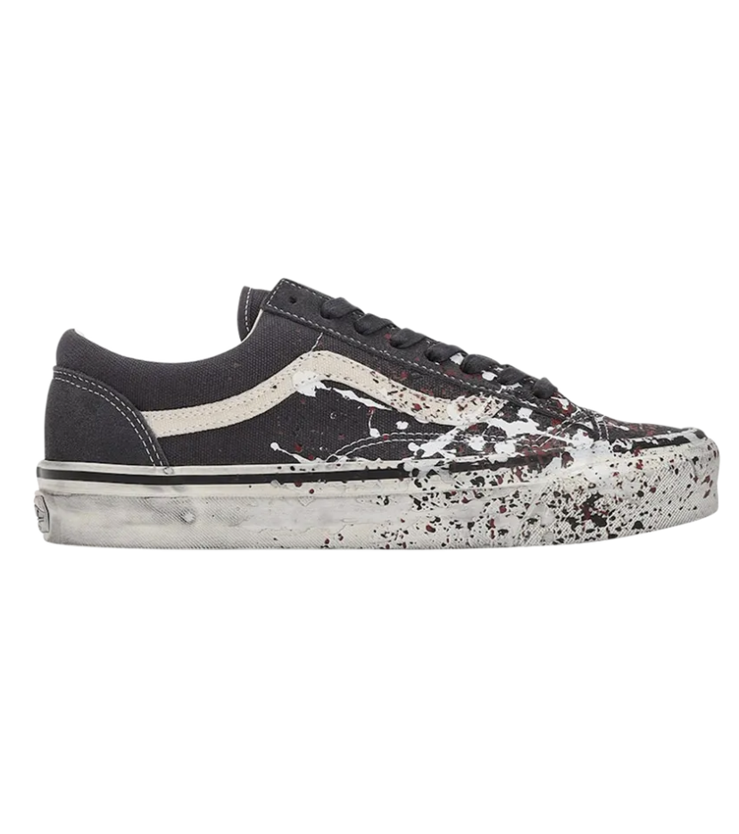On Sale: Vans Old Skool 36 Paint Splatter "Charcoal"