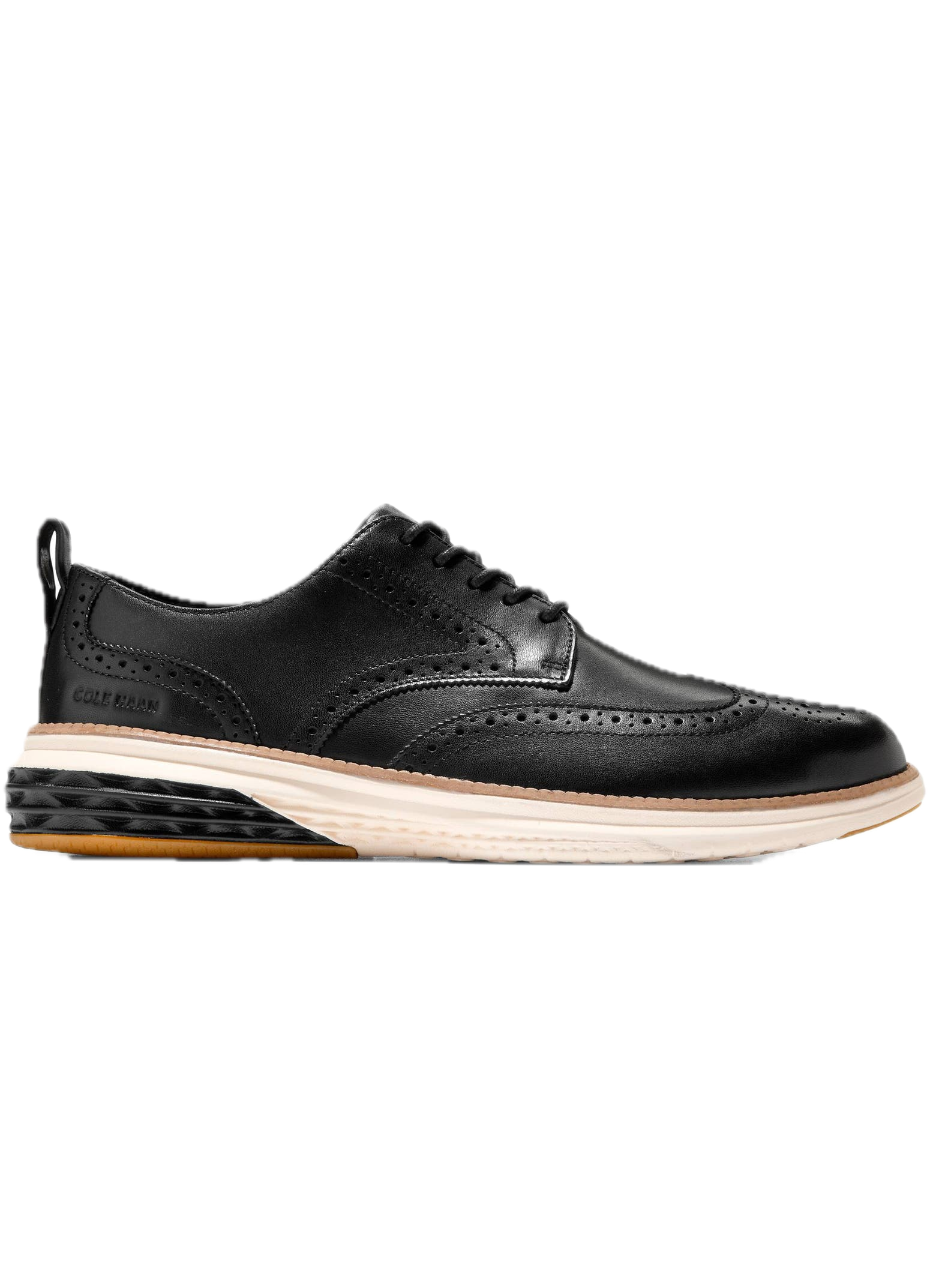On Sale: Cole Haan Grand Hurrion Wingtip Derby "Black Ivory"