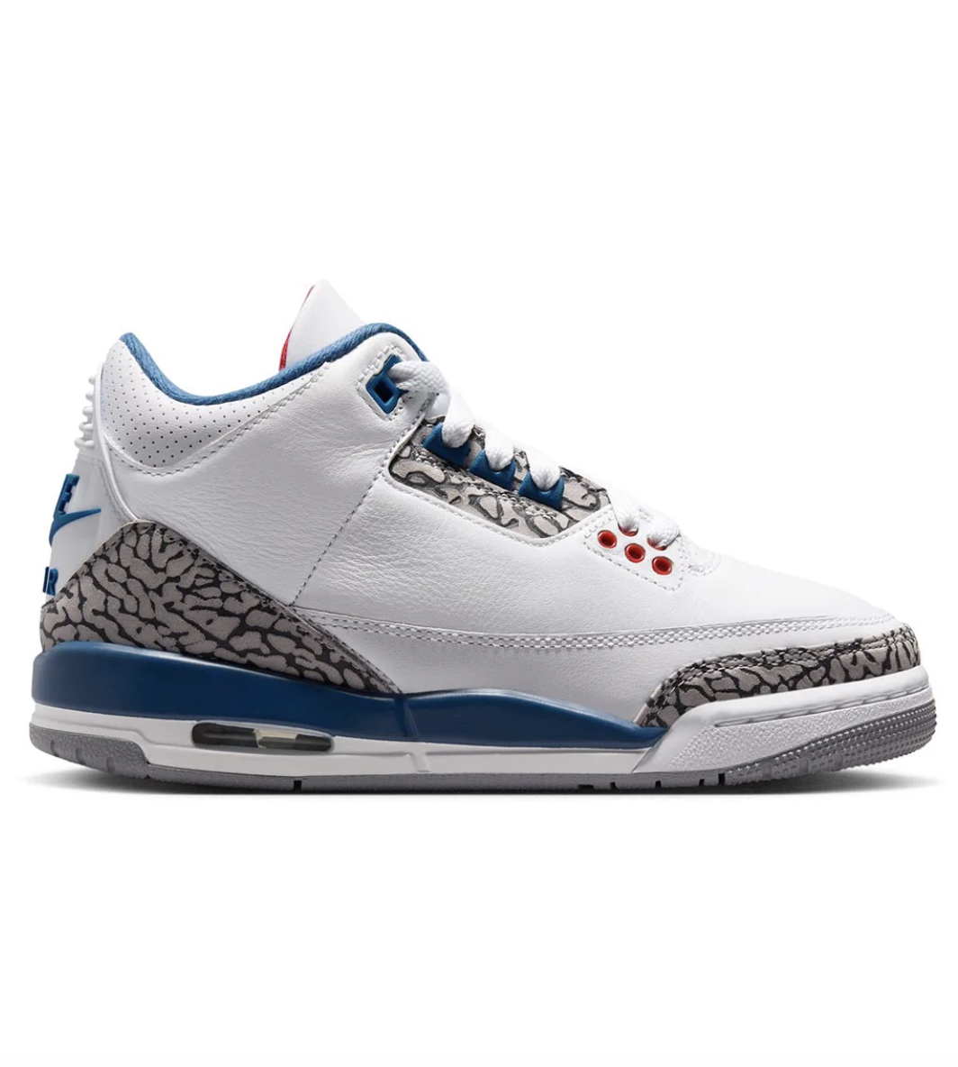 On Sale: Gradeschool Air Jordan 3 Retro OG "True Blue"