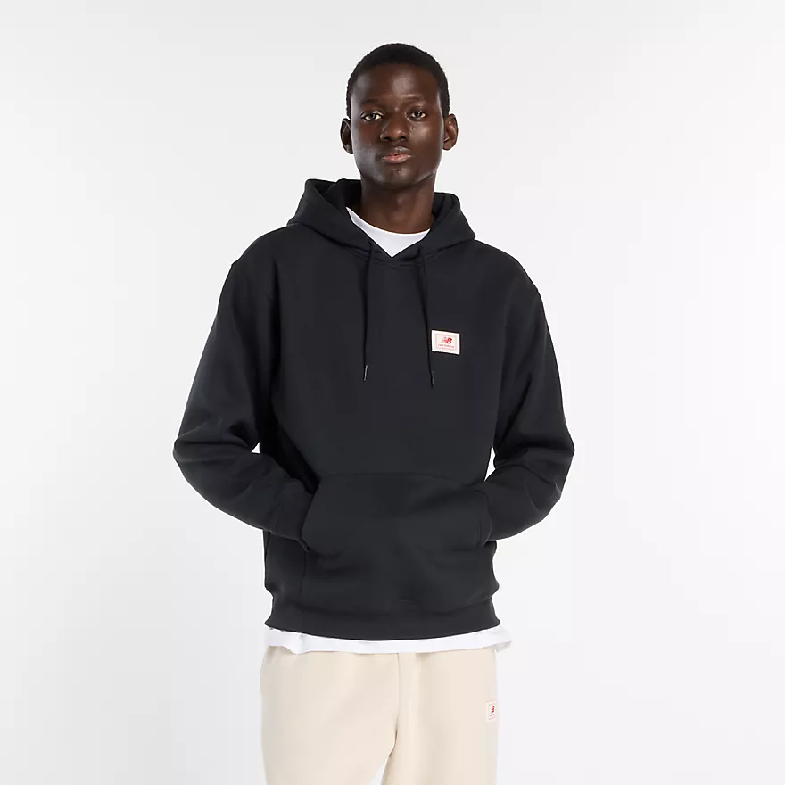 70% OFF the New Balance Woven Label Hoodie "Black" 