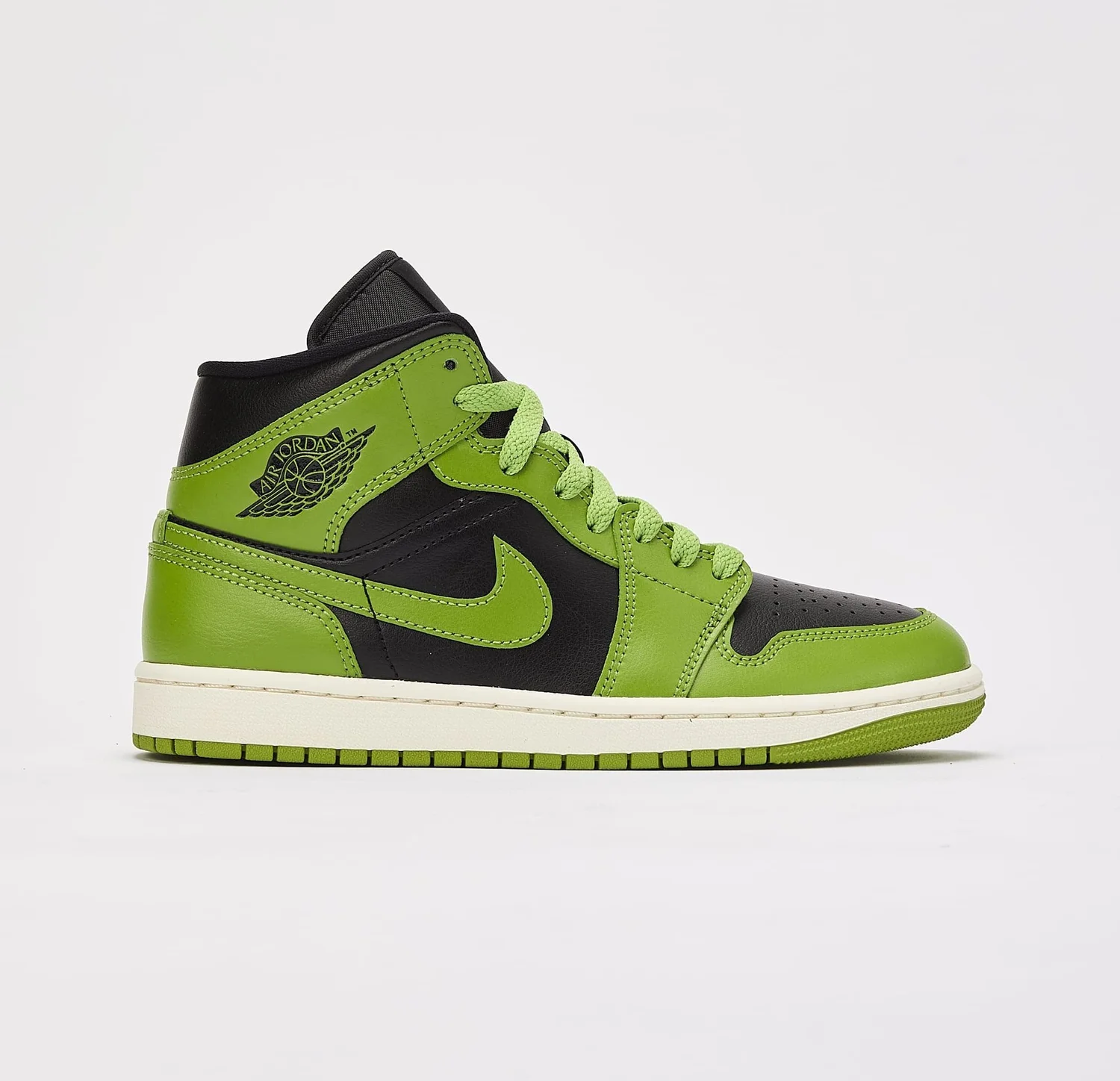 Air Jordan Women's Retro 1 Mid 'Altitude Green' Sneakers