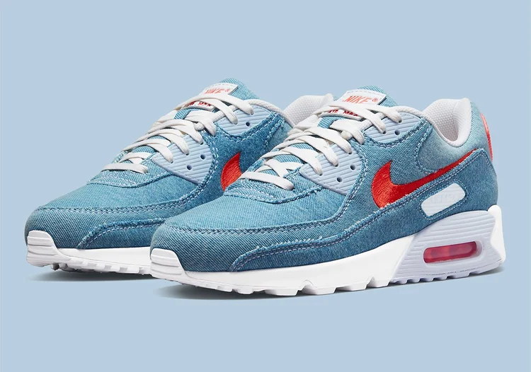 Now Available Nike Air Max 90 "Washed Denim" — Sneaker Shouts