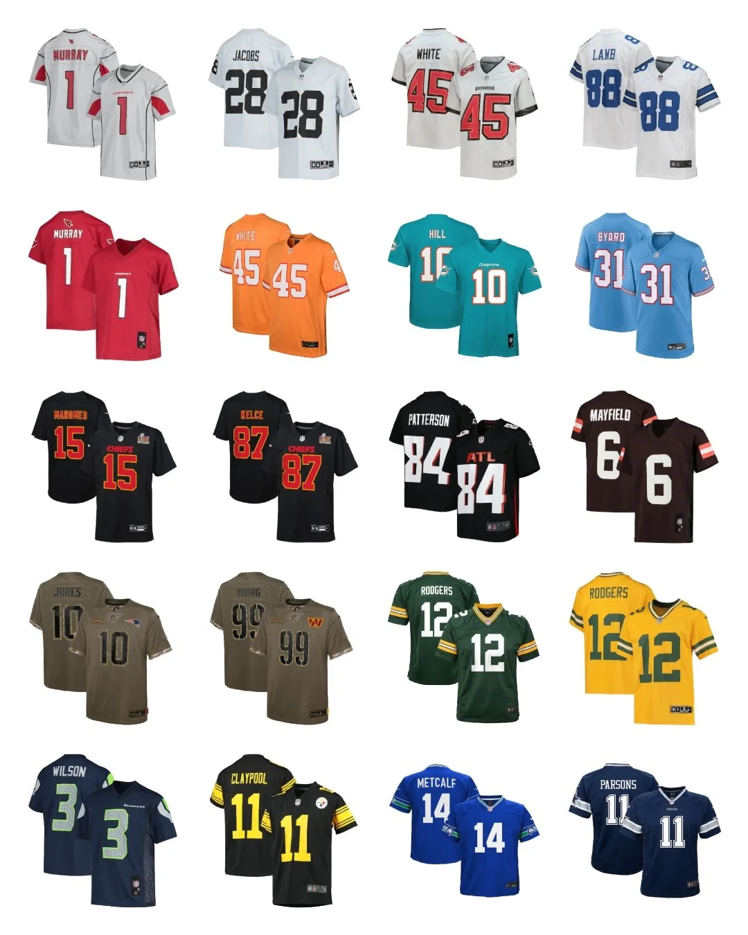 Save Up to 88% OFF Kid's NFL Jerseys