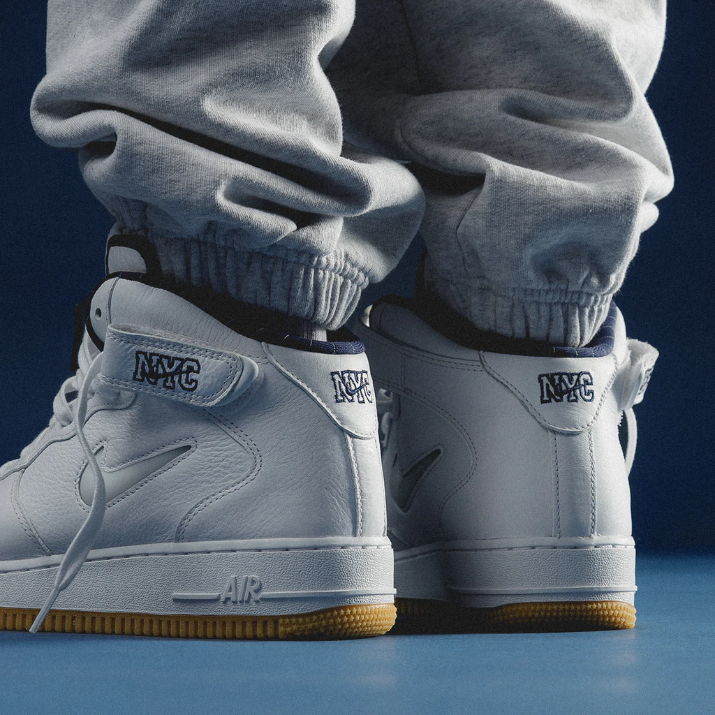 On Sale: Nike Air Force 1 Mid Jewel NYC White — Sneaker Shouts