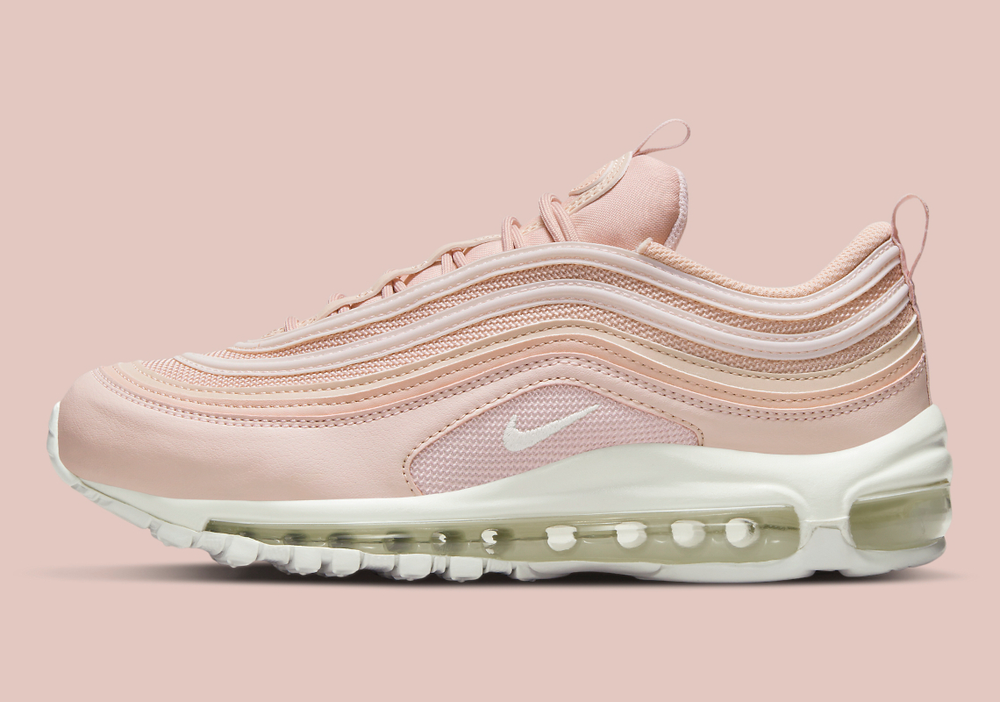 Now rose gold air max Available: Nike Air Max 97 (W) "Pink Oxford" — Sneaker Shouts