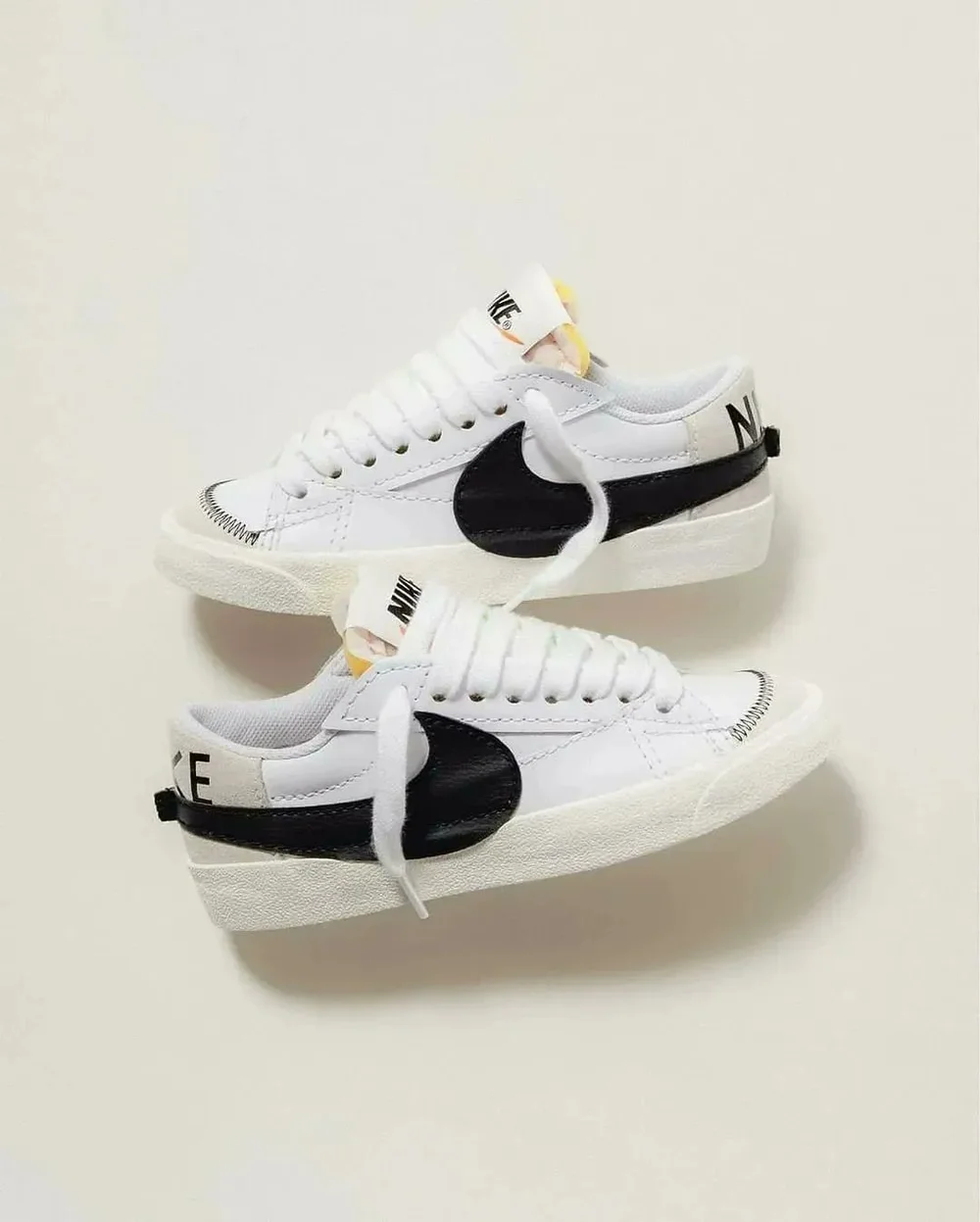 Restock Nike Blazer Low 77 Jumbo White Black Sneaker Shouts