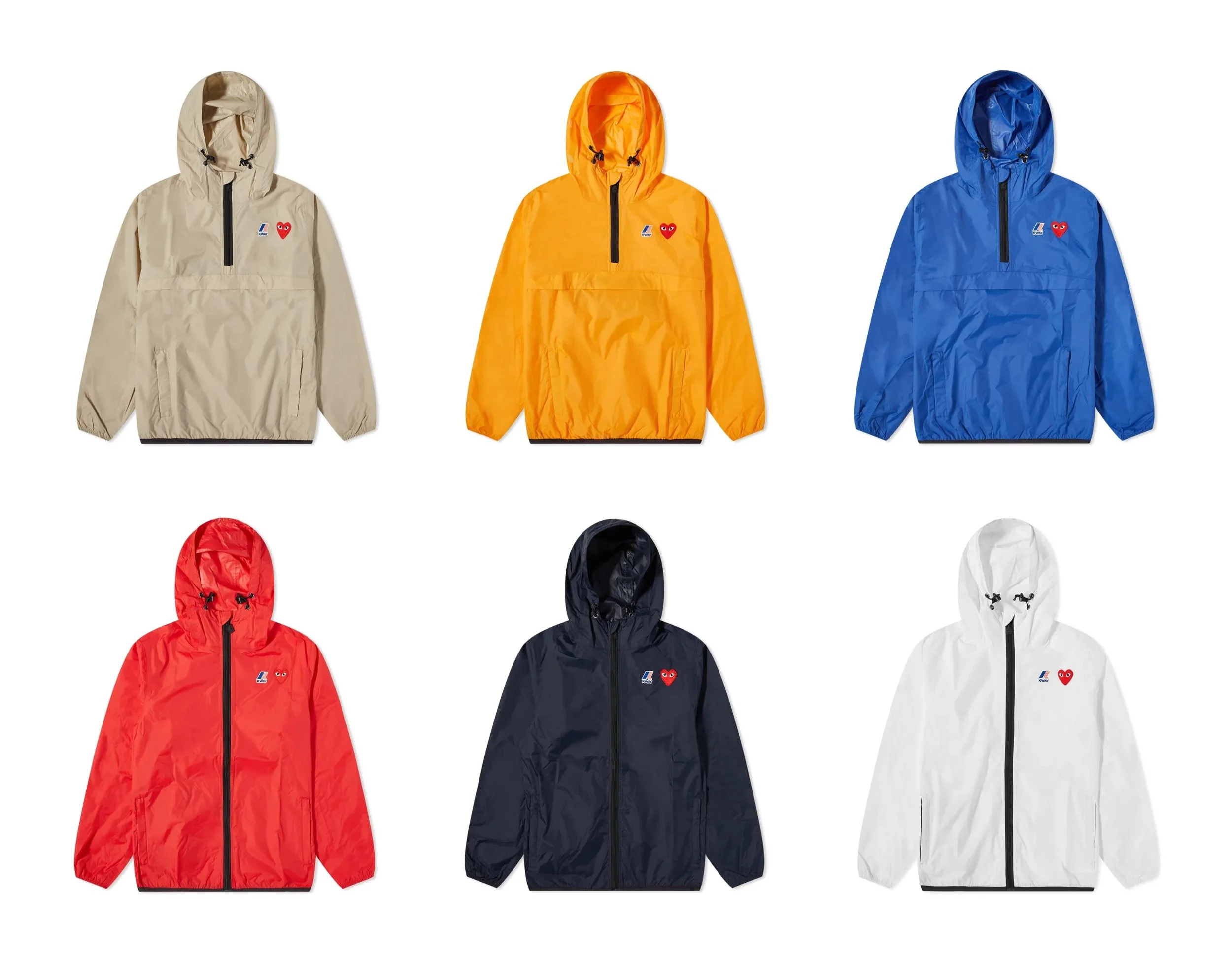 Now Available Comme des Garçon x KWay Packable Jackets — Sneaker Shouts