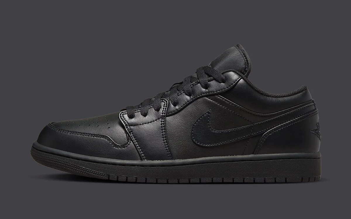 jordan 1 low triple black 2019