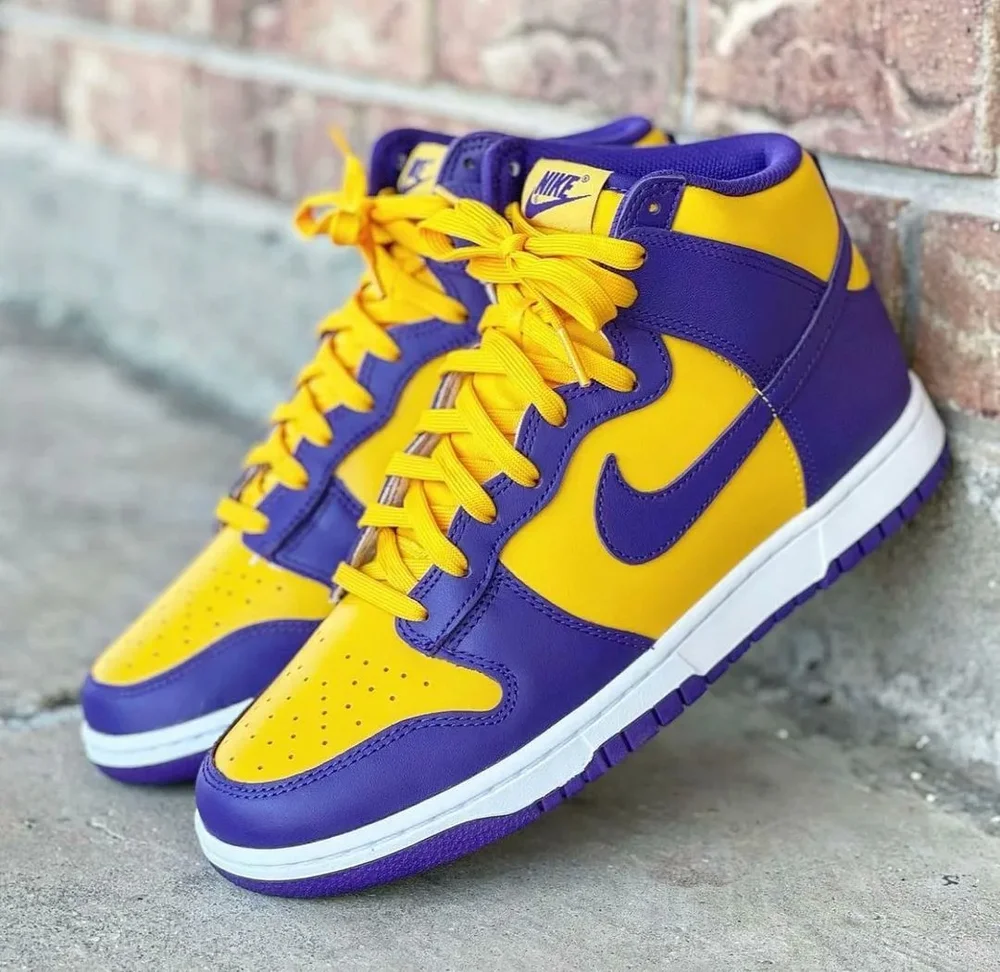 sb dunk high lakers