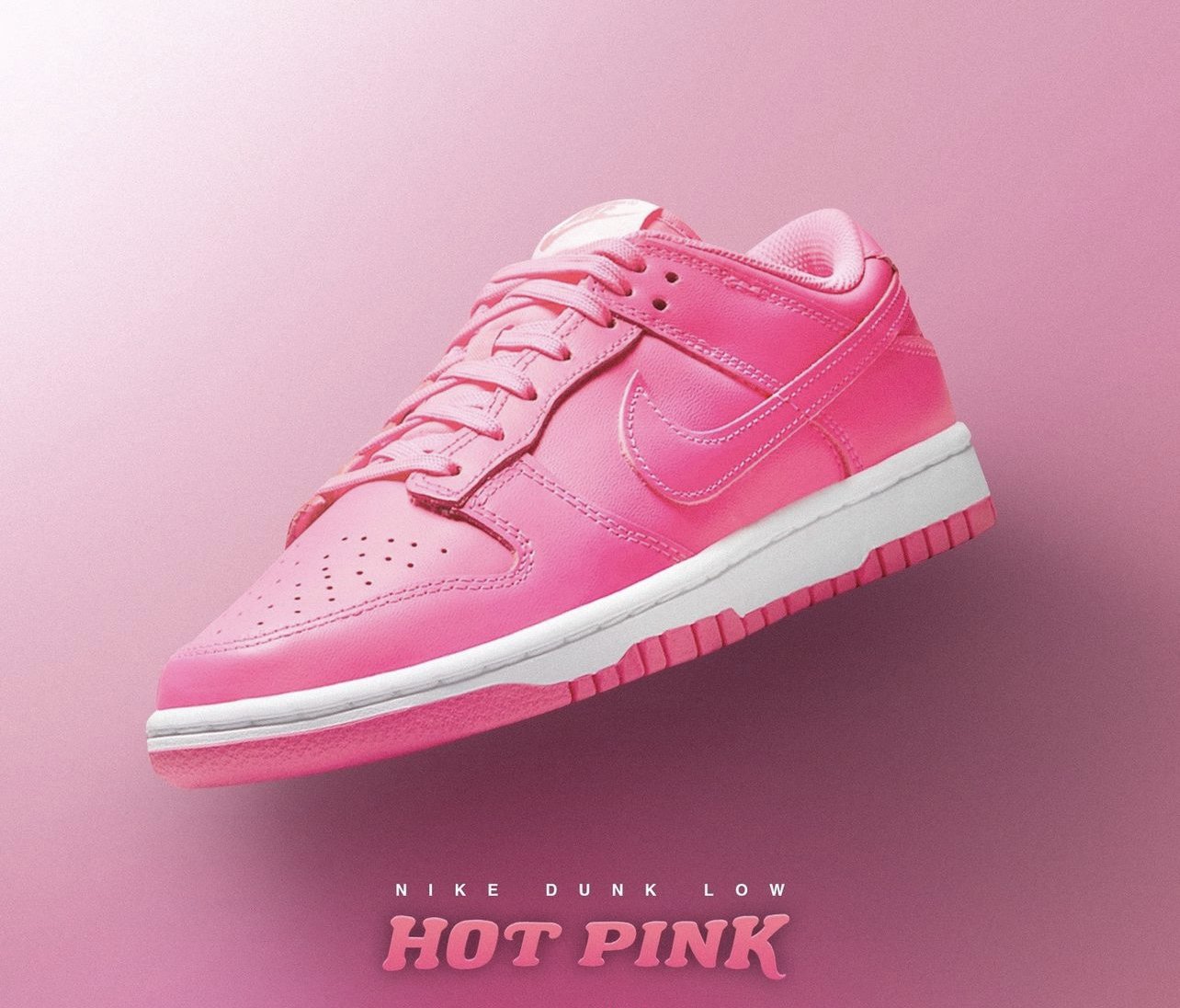 hot pink dunks low