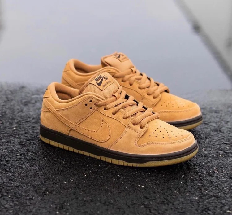 sb dunk low pro wheat stockx