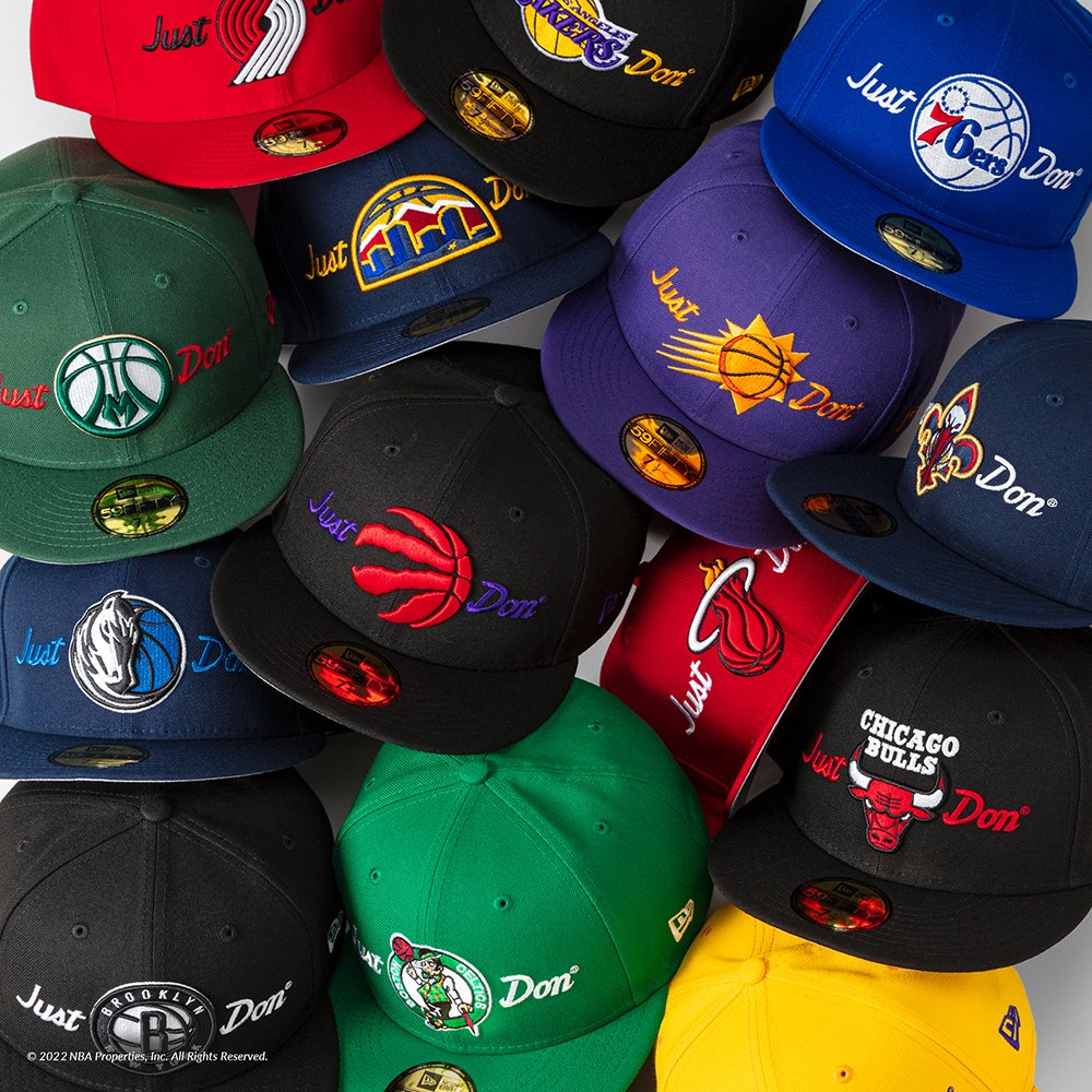 On Sale Just Don x New Era NBA 59FIFTY Fitted Hats — Sneaker Shouts