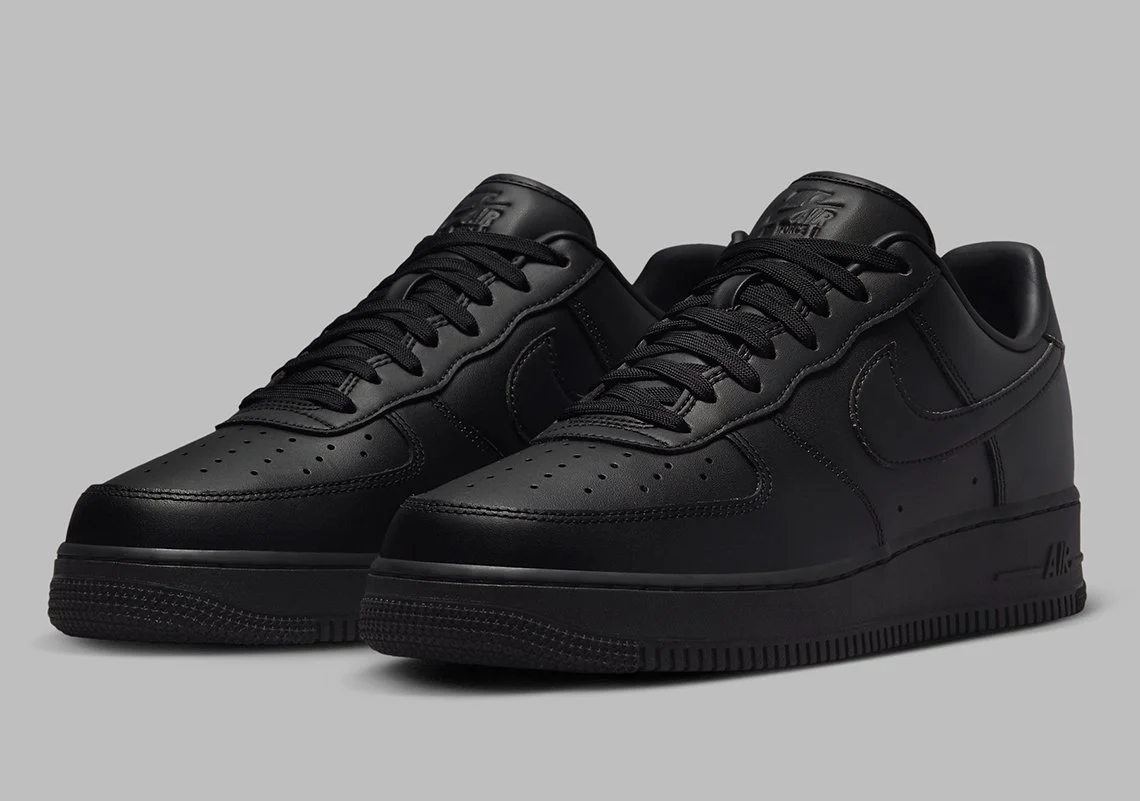black nike af1 low