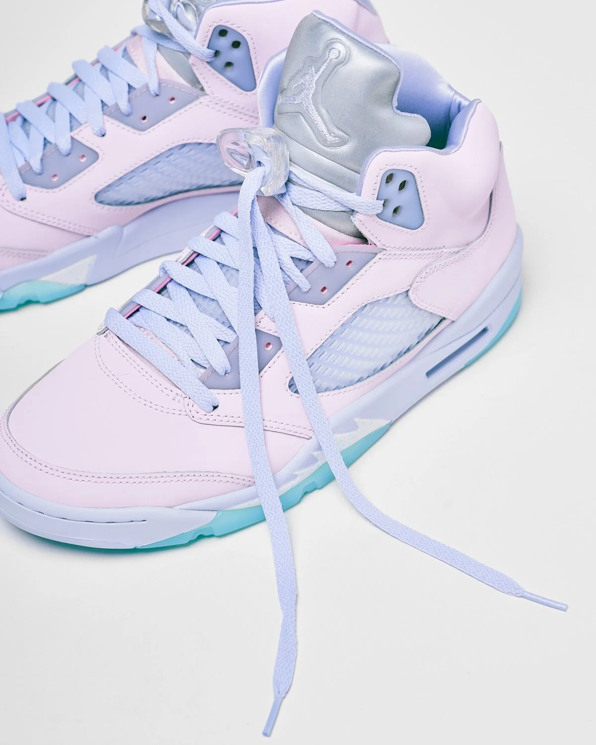 jordan retro 5 pink and red
