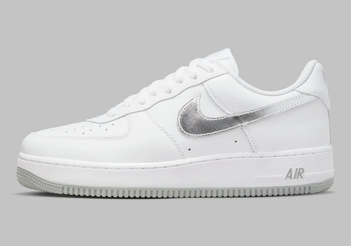 nike air force 1 metallic swoosh