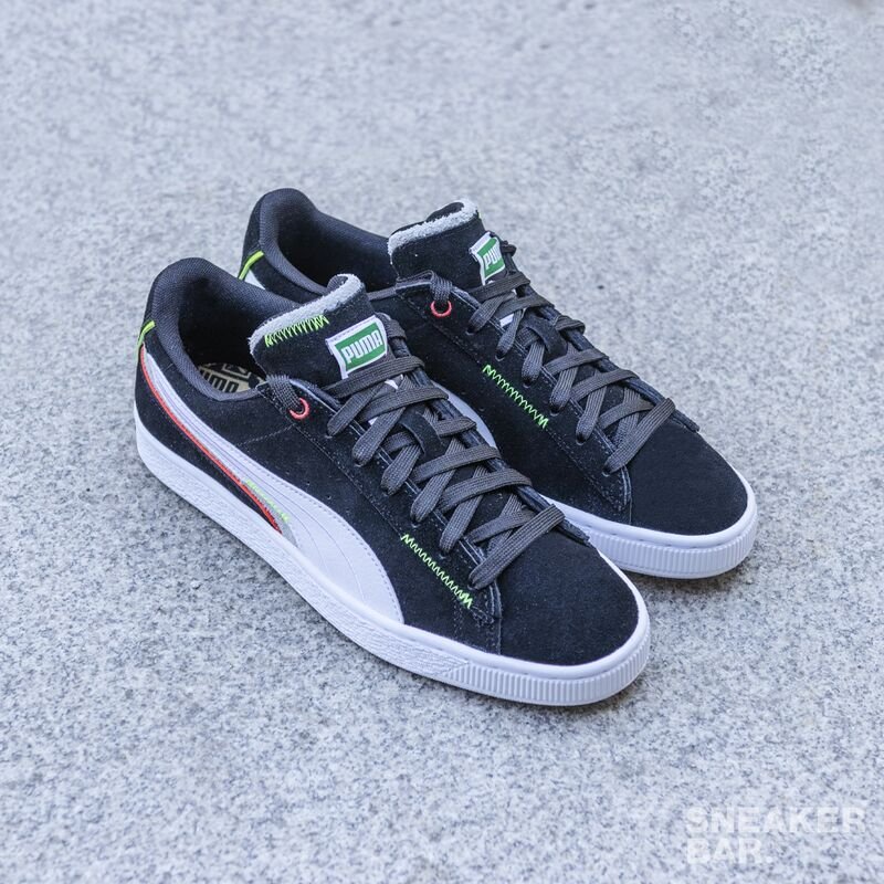 On Sale: Puma Suede Classic Displaced "Black" — Sneaker Shouts