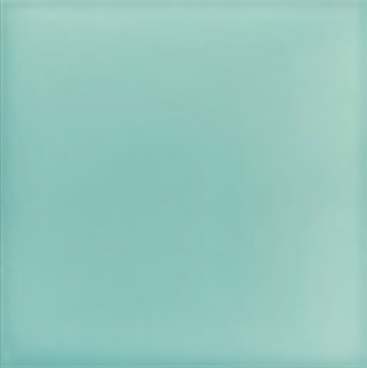 Art Deco Plain field tile 152x152mm Aqua