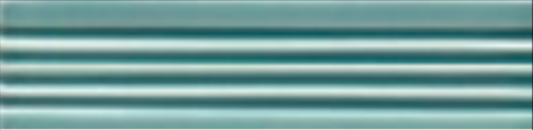 Art Deco tile Reeded Slip 38x152mm Aqua
