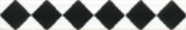 Art Deco tiles Decors Eaton Black and white 25x152mm