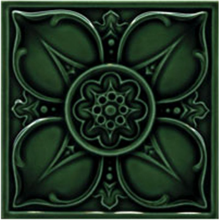 Victorian Tile Decors Traditional Embossed Leighton 152x152mm Laurel