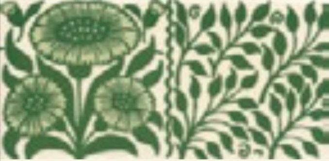 Victorian Tile Classic Printed Oreton 152x75mm Laurel