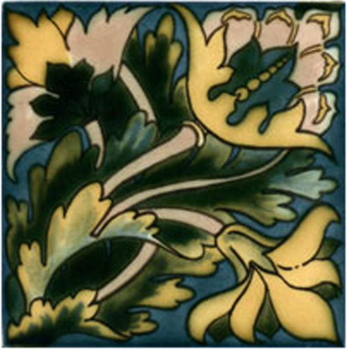 Victorian Tile Classic Printed Maurice 152x152mm