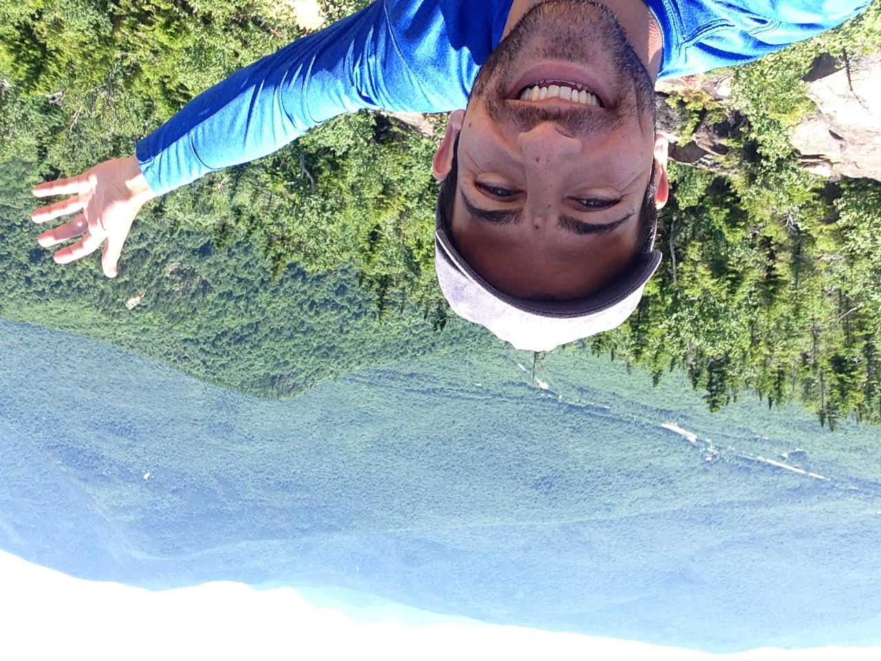 UROCK's Chief Igniter, Nick Mirabello takes a summit-selfie during his 1st New Hampshire hike! 