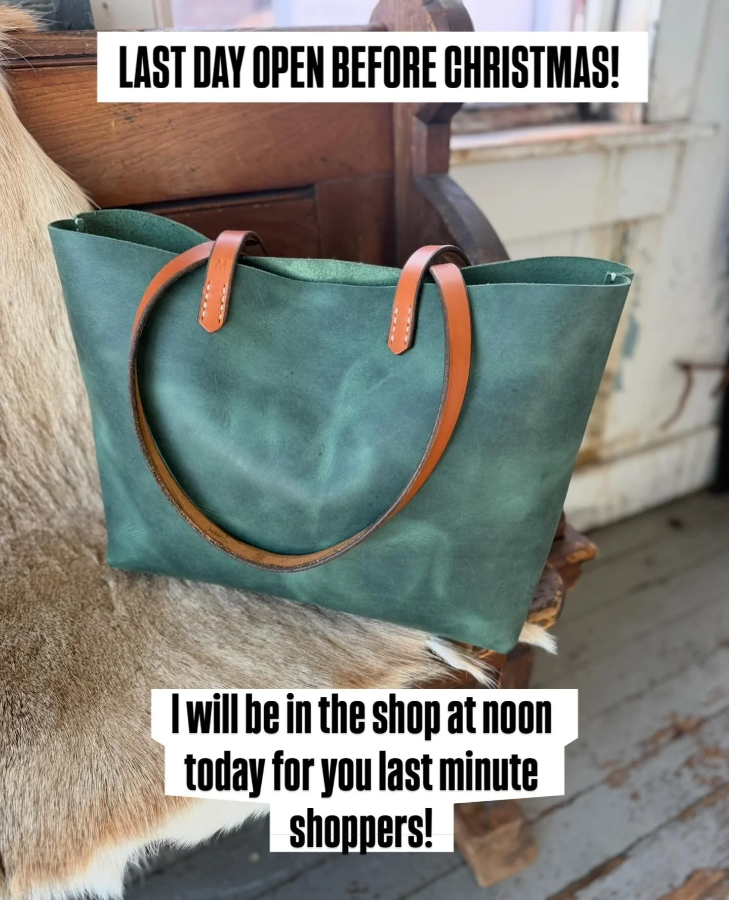 Although the shop is usually closed on Tuesdays, I will be in there today at noon finishing up some orders. If you need a last minute, quality, forever gift stop by! This original forest green tote bag is still up for grabs! Hurry these tend to go fa
