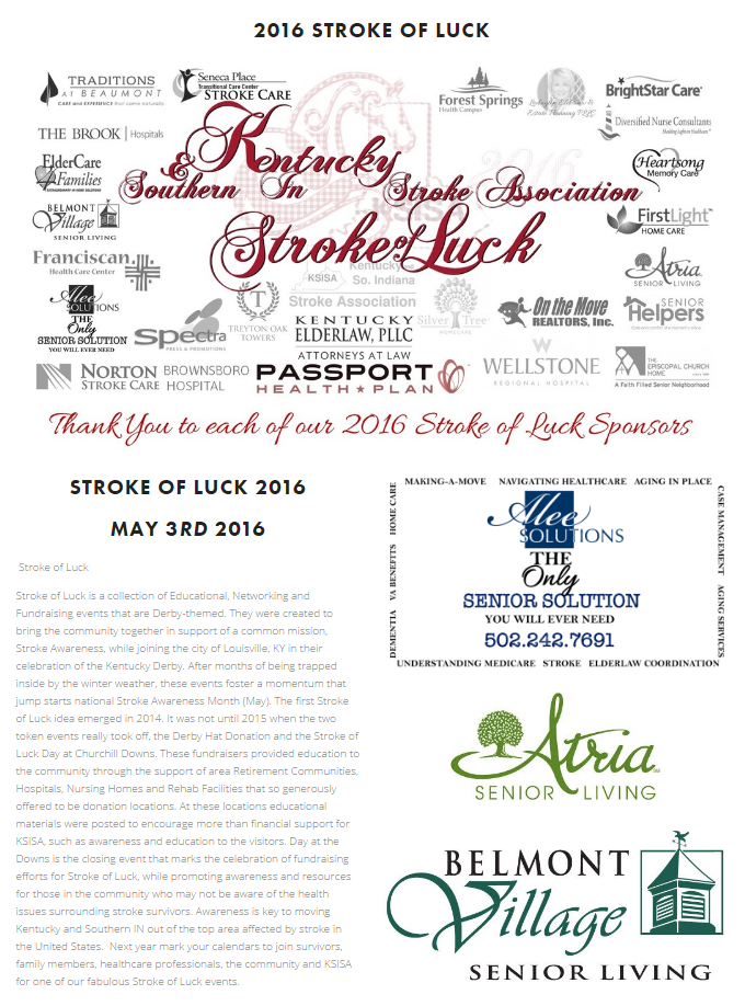 THIS IS AN EXAMPLE OF THE 2016 ONLINE ADVERTISING THAT WAS DONE FOR OUR SPONSORS