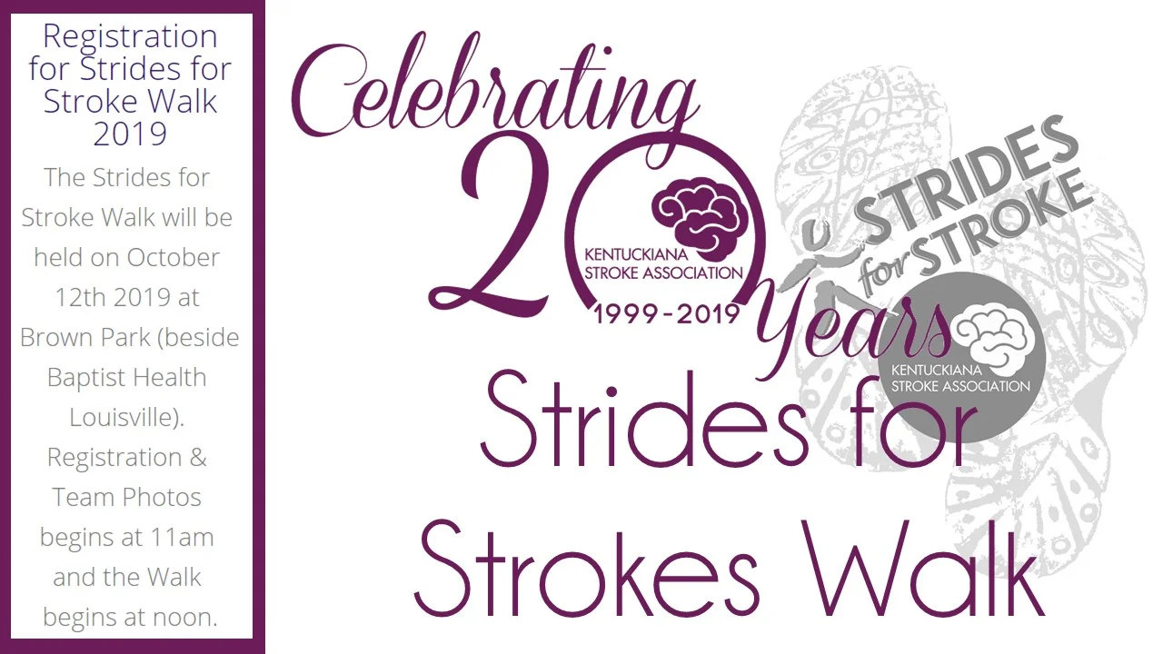 Strides for Stroke Walk 2019