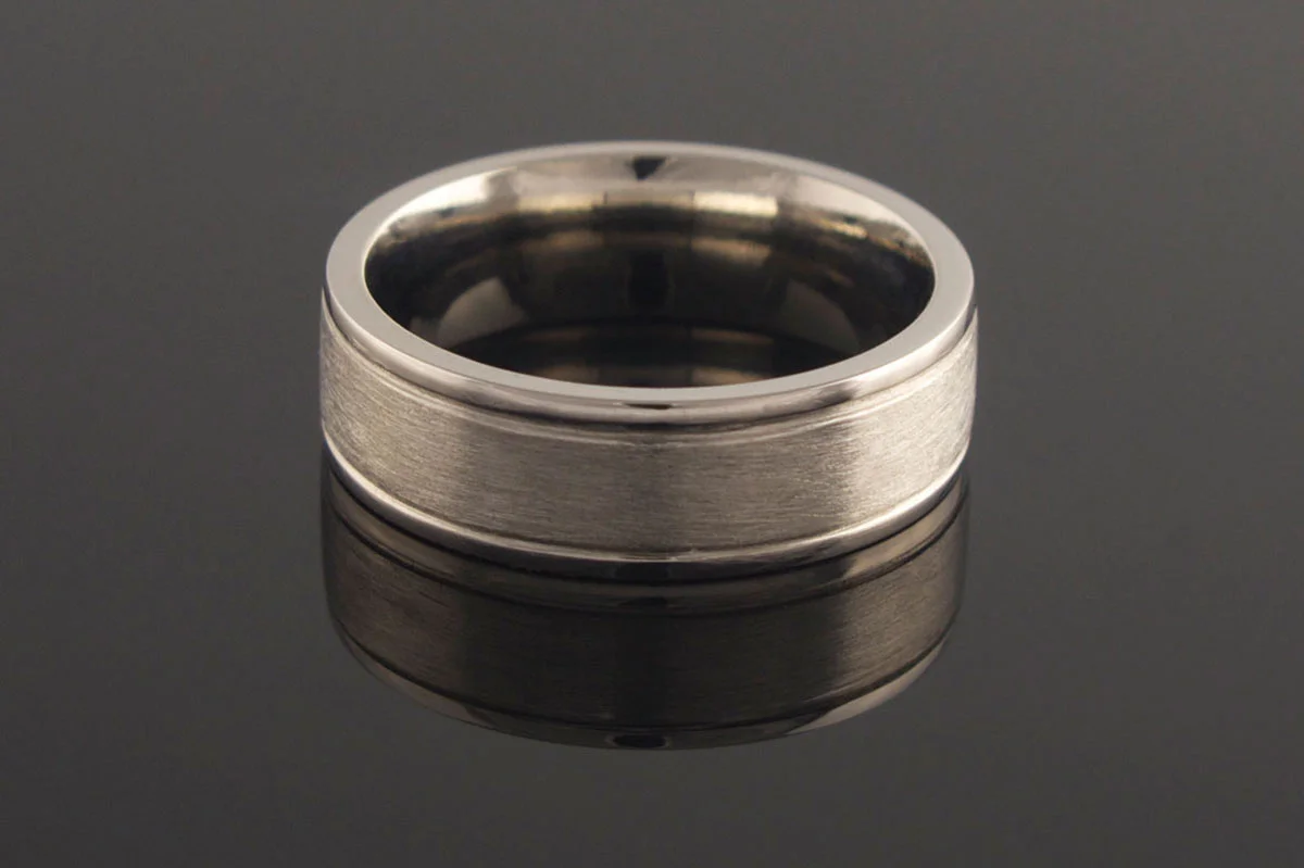 Palladium wedding ring