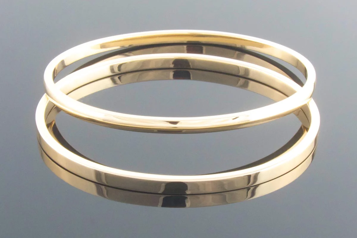 Gold bangles