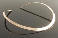 Recycled rose gold torc