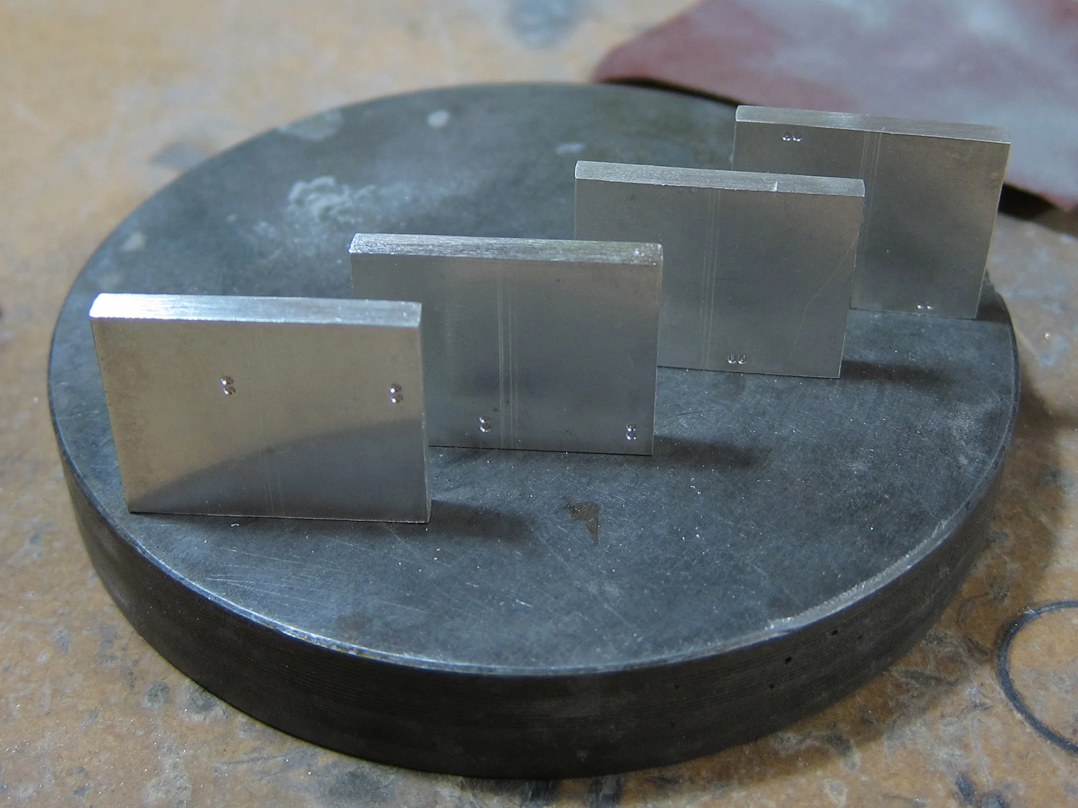 Bespoke silver cufflinks 