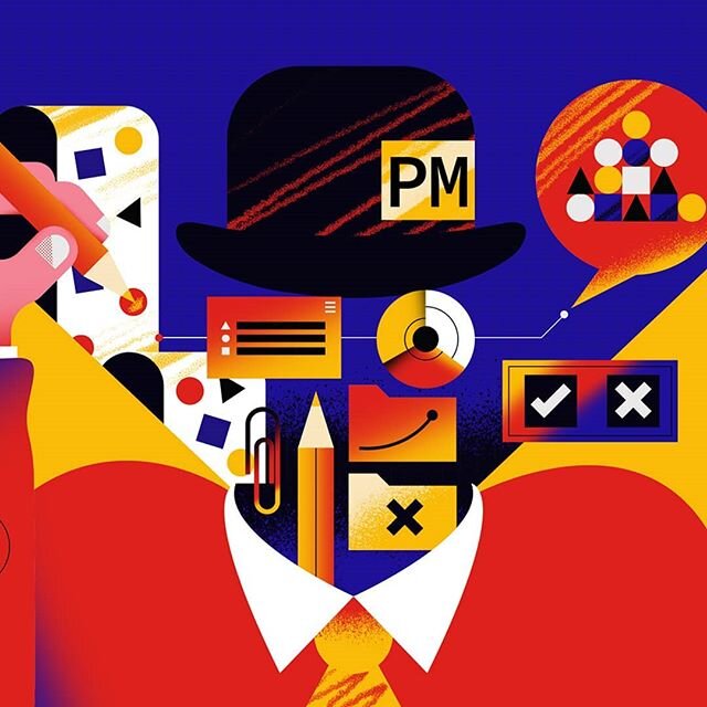 Illustration I did for creative education platform SuperHi on the subject of &quot;What should devs know about #projectmanagement ?&quot; #illustrate
#illustration
#vector
#vectorillustration
#vectorart
#graphicdesign
#digitalart
#digitalartist
#adob