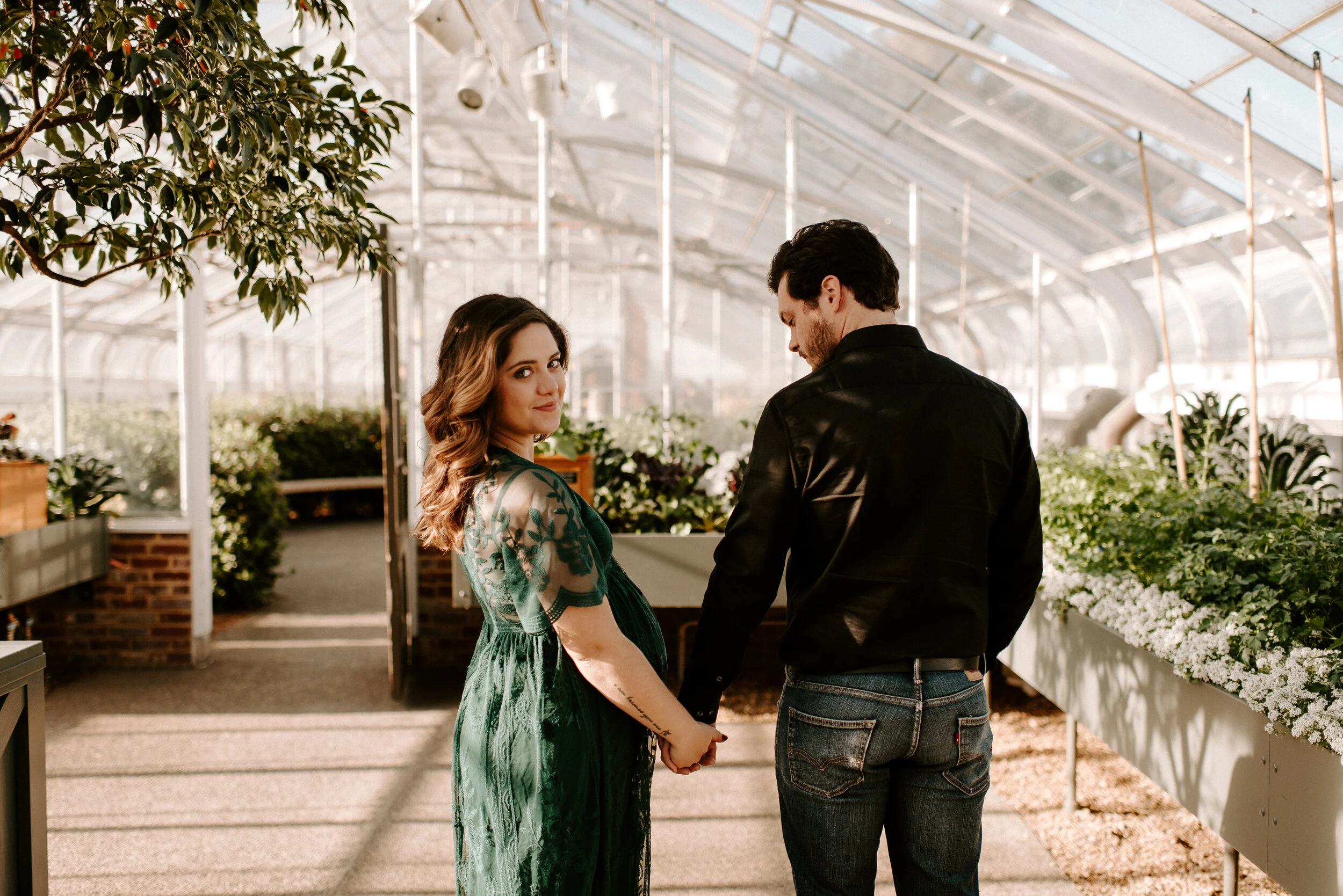 Cheyanne + Jacob || Longwood Gardens Maternity Photos || Pennsylvania Maternity Photographer
