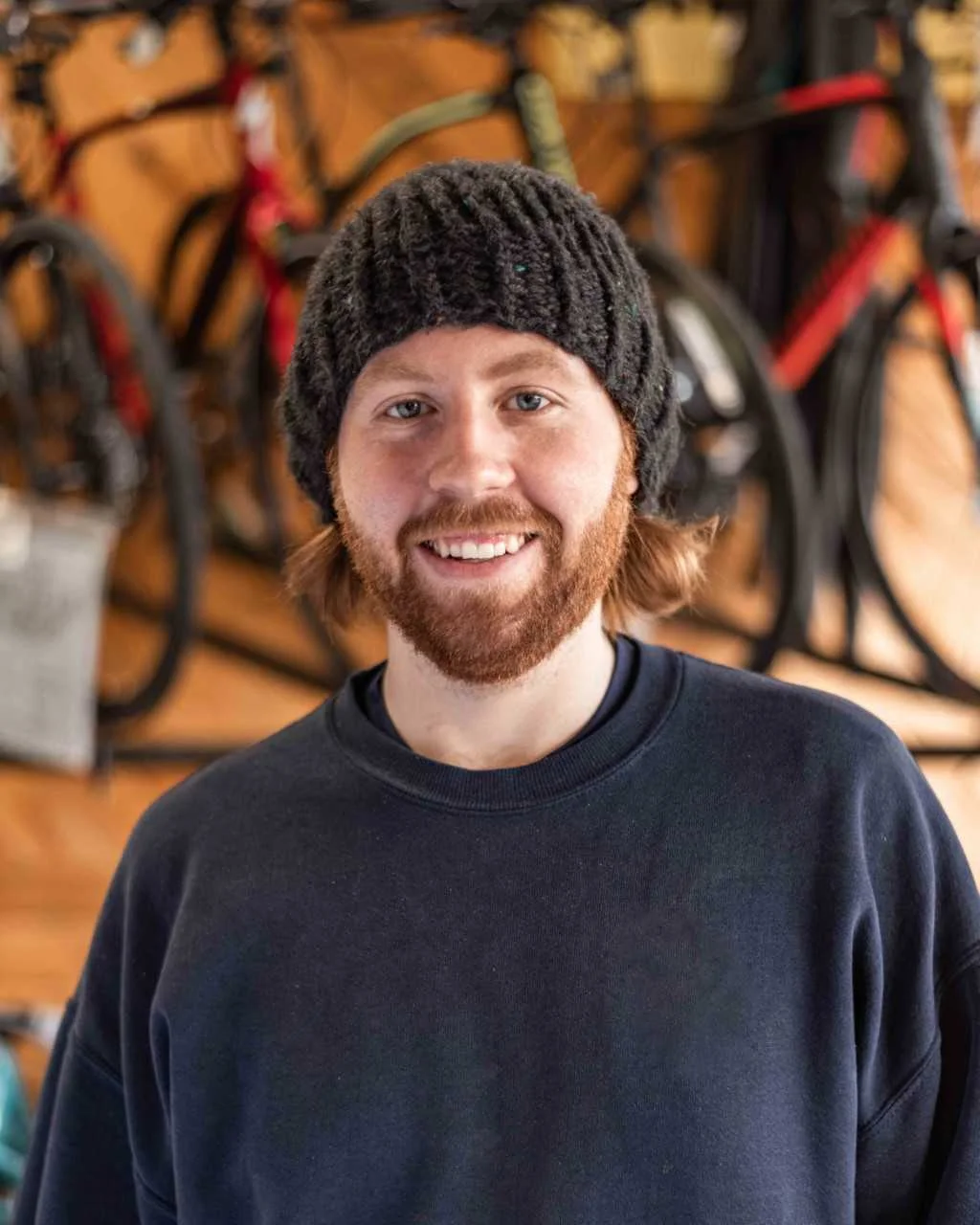 Connor Hometown: Philadelphia, PA Experience: Has been working at the shop since 2017 and has ridden bikes seriously as a hobby for about 4 years. Favorite Bike: Cannondale Topstone Carbon What do you do when you are not on the bike? Enjoys watching movies, considers himself a big movie buff.