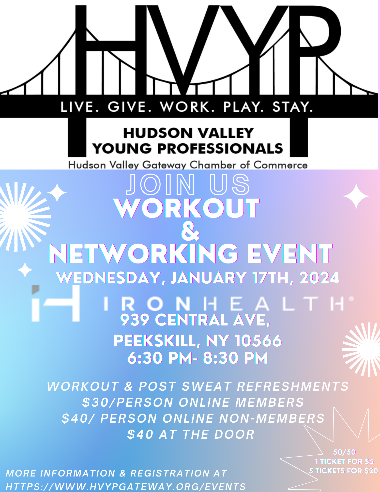 Workout & Networking Event-January 17th, Iron Health