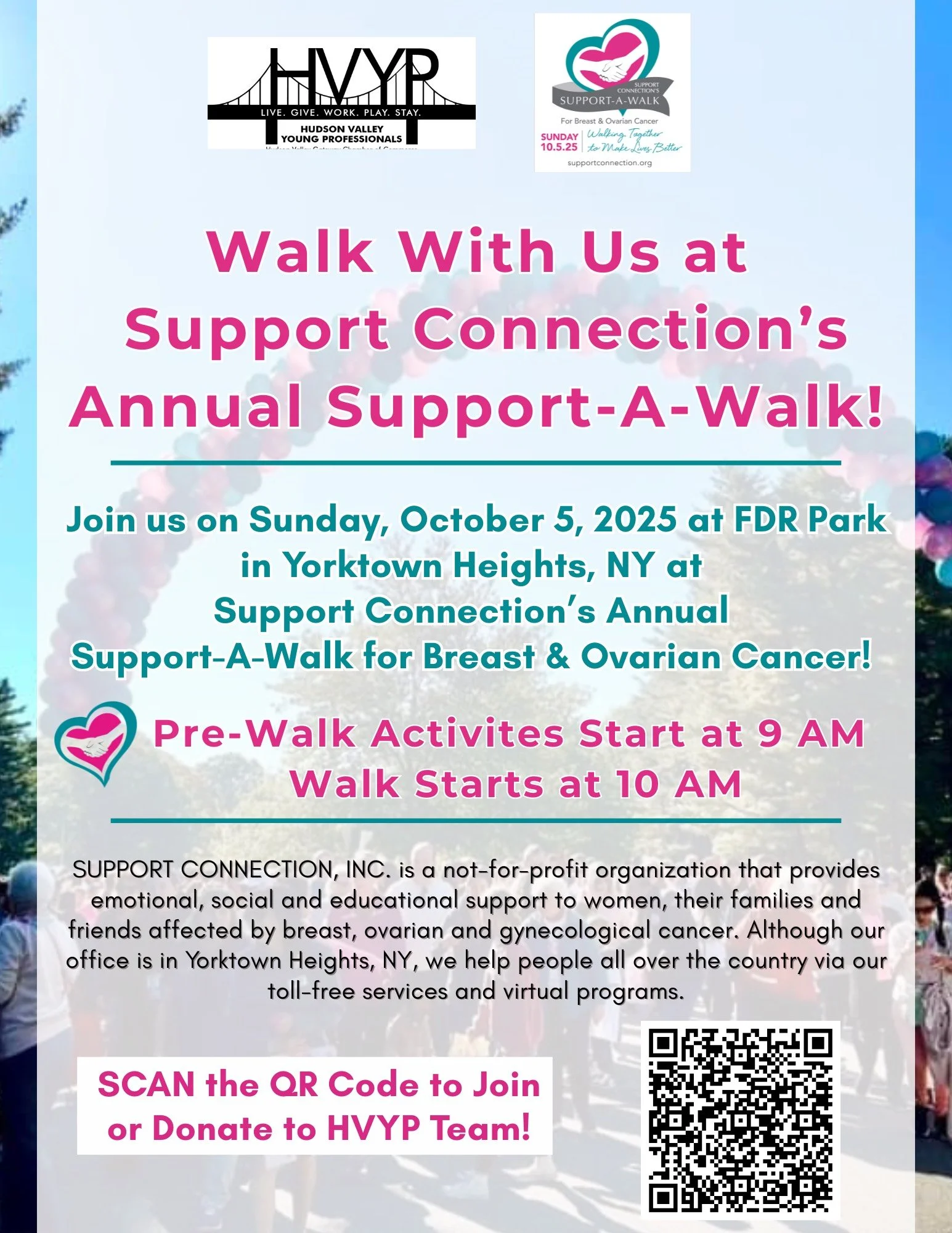 Support Connections Support- A- Walk!