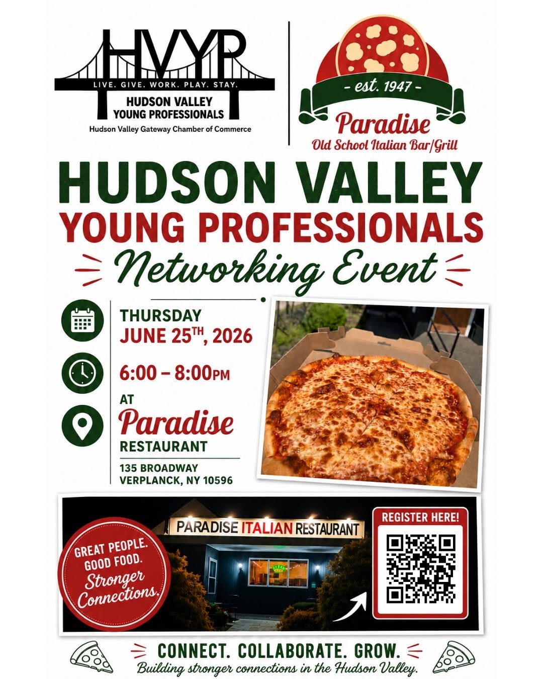 Hudson Valley Young Professionals Pizza Networking Event
