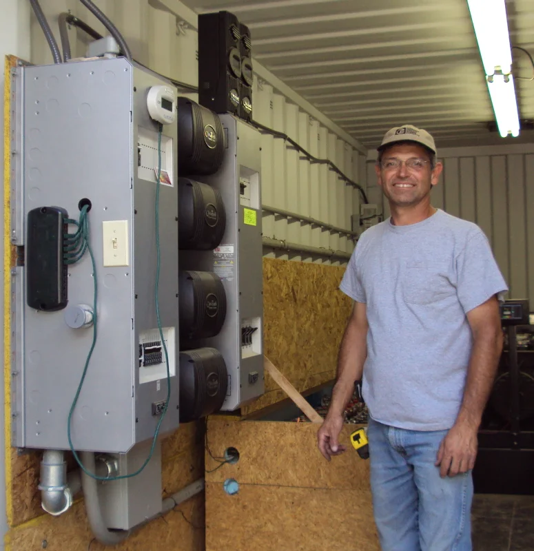 Designed and installed by Pete Noce of Positive Resources.