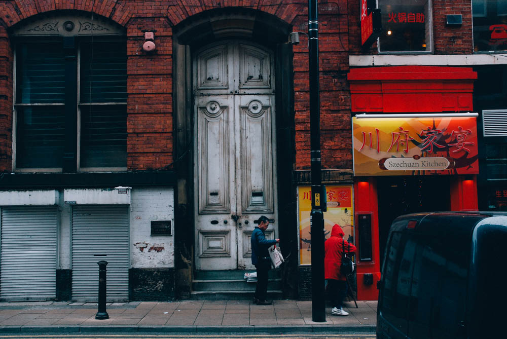 Giant doorways of China Town