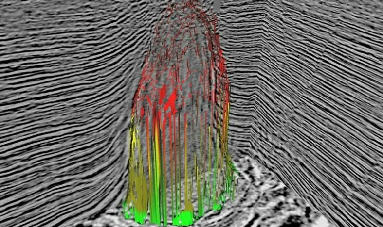 Building a 3D model of a salt dome