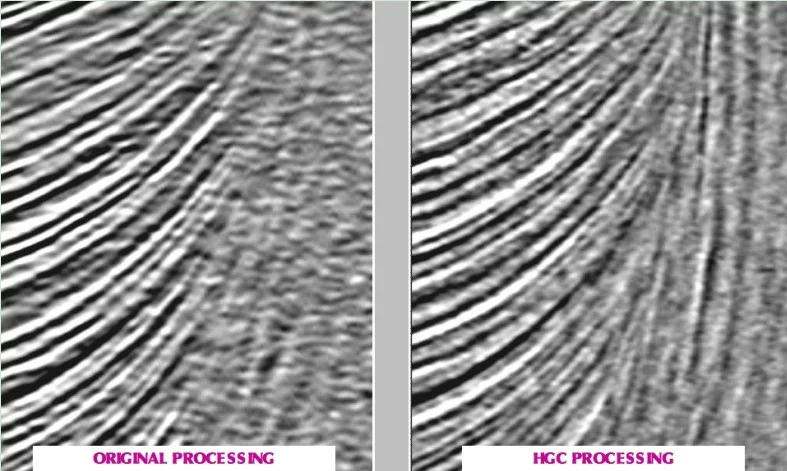Original Processing compared to HGC Processing