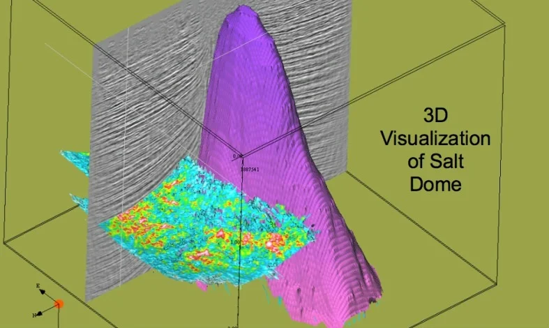 3D Visualization of Salt Dome
